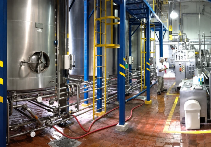 Línea automatizada de producción para la industria alimentaria