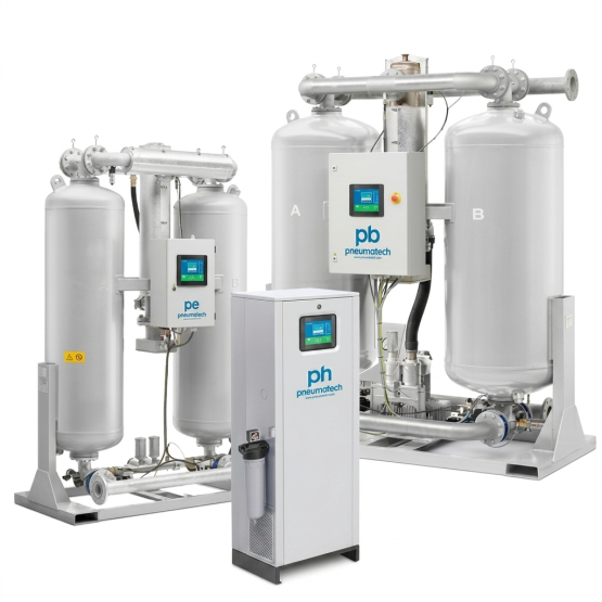 Pneumatech Secadores desecantes (Alimentos y Bebidas)